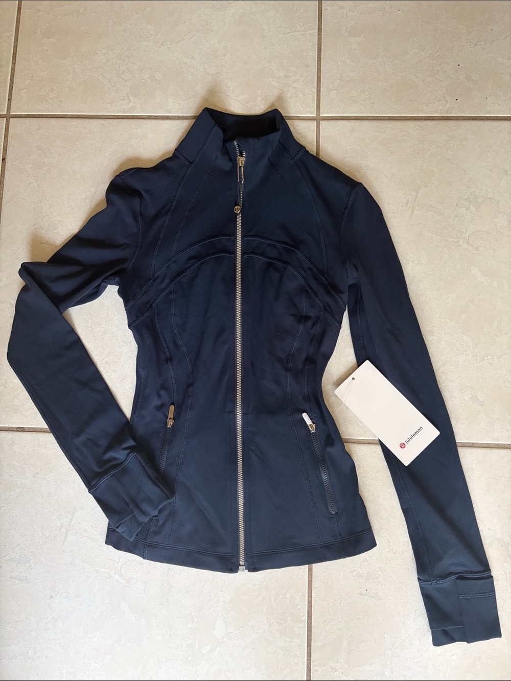lululemon athletica Navy Full-Zip Performance Jacket